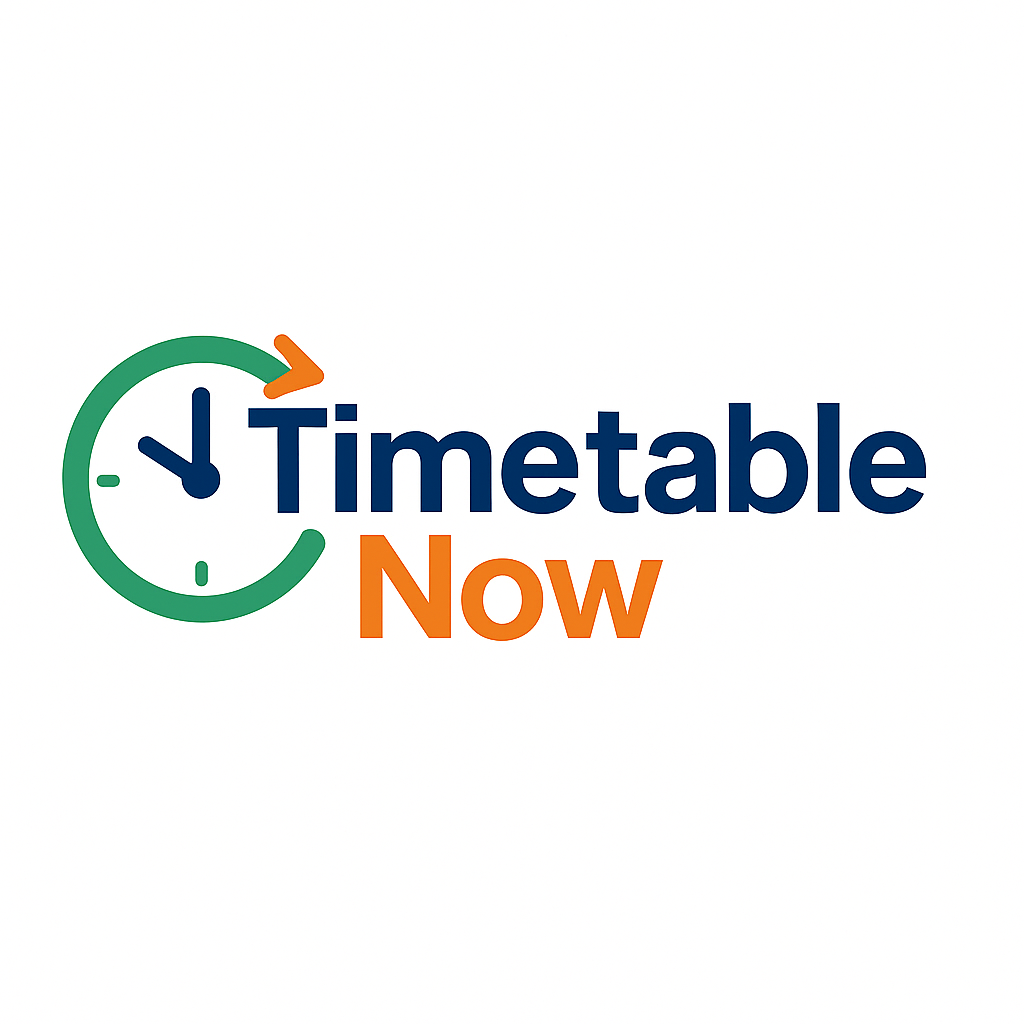 شعار منصة الجدول المدرسي الذكي TimetableNow في السعودية